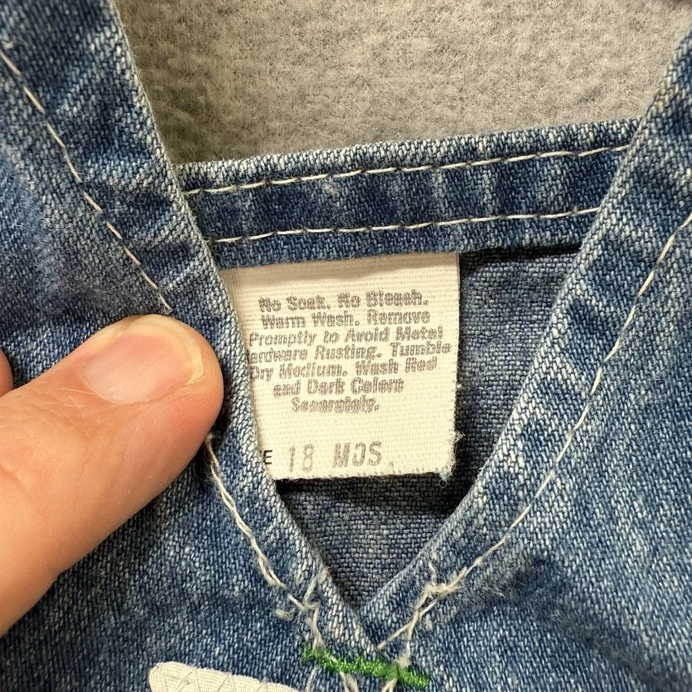 Vintage‎ OshKosh B'gosh VESTBAK Denim Overalls 18M Made in USA
